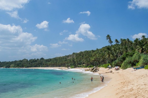 bãi biển Tangalle Sri Lanka